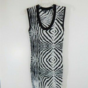 Robe Tunique Just Cavalli Taille S (IT 40) - Motifs Multicolores, 100% Polyester, Neuve Avec étiquettes
